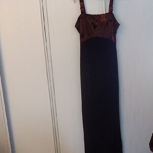 Joseph Ribkoff Black and Red Maxi Dress